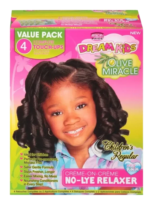 AFRICAN PRIDE DREAM KIDS 4 TOUCH-UP NO-LYE RELAXER REGULAR