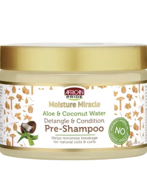 AFRICAN PRIDE MOISTURE MIRACLE ALOE & COCONUT PRE-SHAMPOO 340G