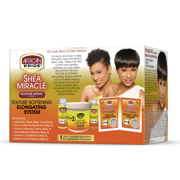 AFRICAN PRIDE SHEA MIRACLE TEXTURE SOFTENING SYSTEM