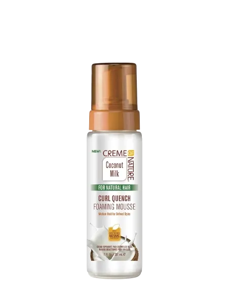 CREME OF NATURE COCONUT FOAMING MOUSSE 7OZ