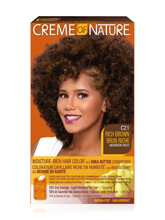 CREME OF NATURE COLOR #BRUN RICHE