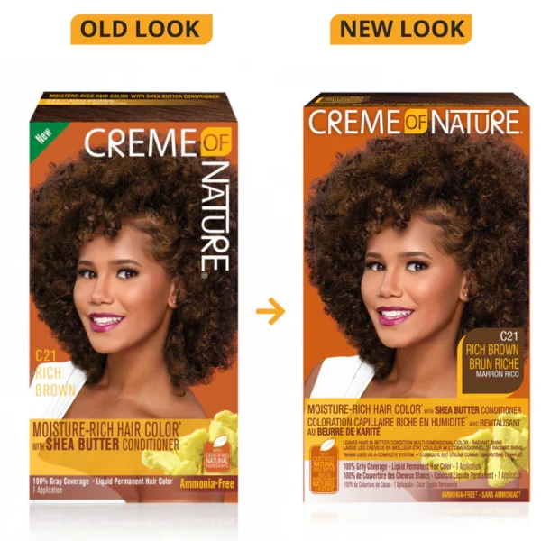 CREME OF NATURE COLOR #BRUN RICHE