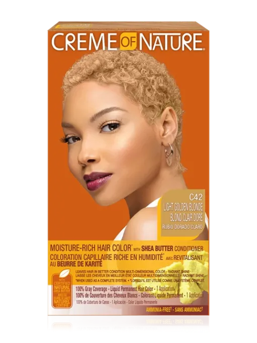 creme-of-nature-creme-of-nature-color-c42-blond-clair-dore-1.webp CREME OF NATURE COLOR #C42 BLOND CLAIR DORÉ