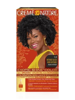 CREME OF NATURE COLORATION #1.0 INTENSIVE BLACK