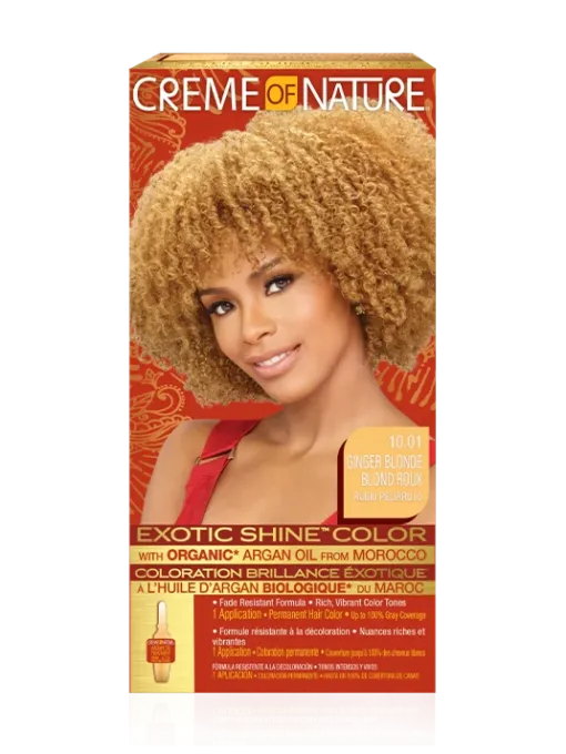 CREME OF NATURE COLORS GINGER BLONDE : 10.1
