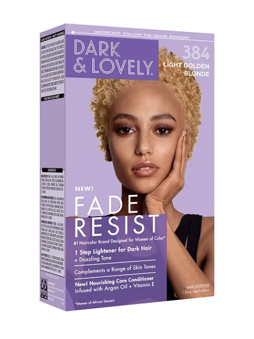 DARK & LOVELY COLORATION #384 LIGHT GOLDEN BLOND