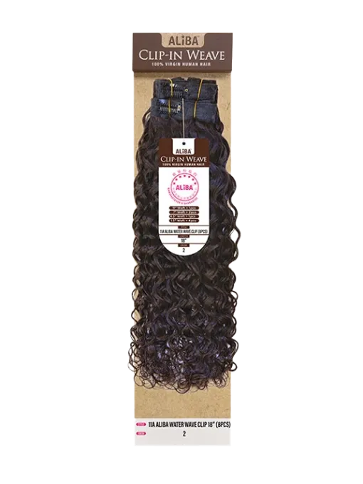 JANET 11A ALIBA WATER WAVE CLIP 8PCS