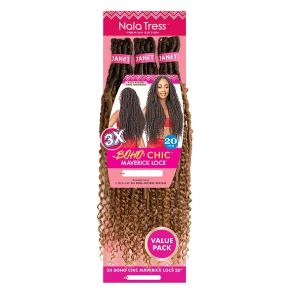JANET 3X BOHO CHIC MAVERICK LOCS