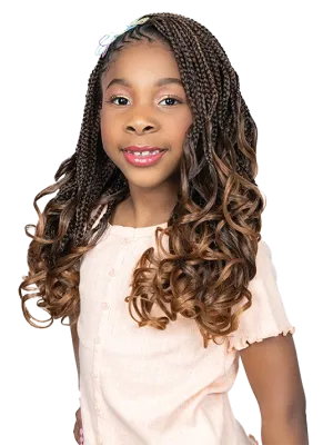 JANET 3X TEENY PRE STRETCHED FRENCH CURL 32″