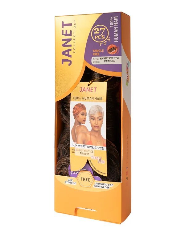 JANET HUMAN HAIR WEFT WVG