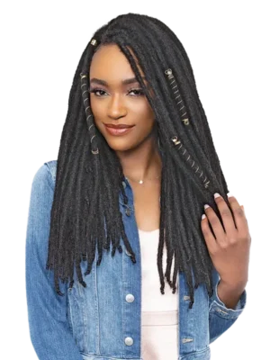 JANET LOCS & ROLL HUMAN HAIR LOCS