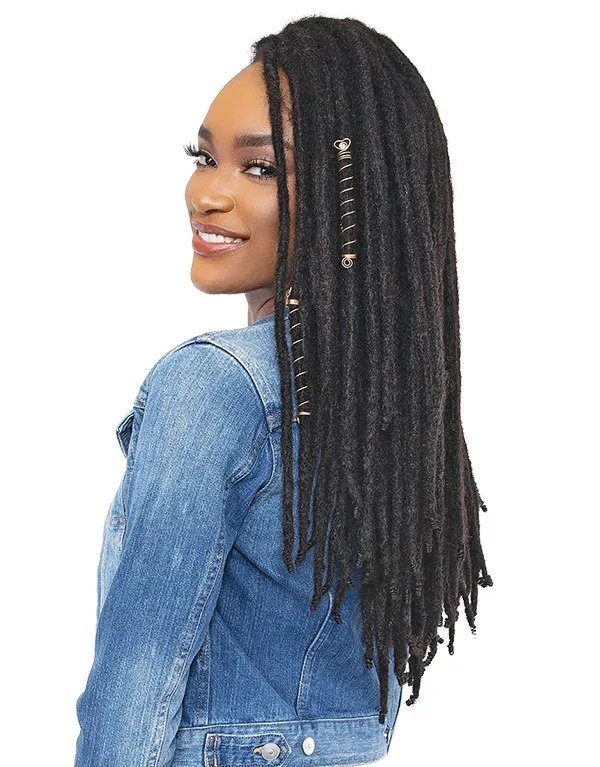 JANET LOCS & ROLL HUMAN HAIR LOCS
