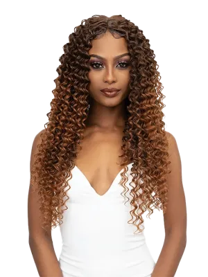 JANET REMY ILLUSION DEEP WAVE 3PCS 14″ 16″ 18″+6X6 WIDE PART