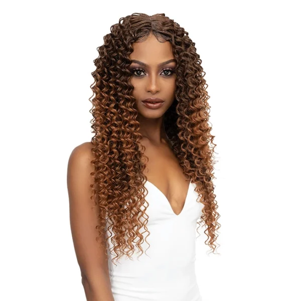JANET REMY ILLUSION DEEP WAVE 3PCS 14″ 16″ 18″+6X6 WIDE PART