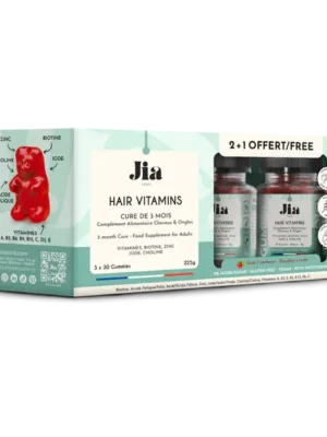 JIA PARIS VITAMINS CURE DE 3 MOIS GUMMIES 225G