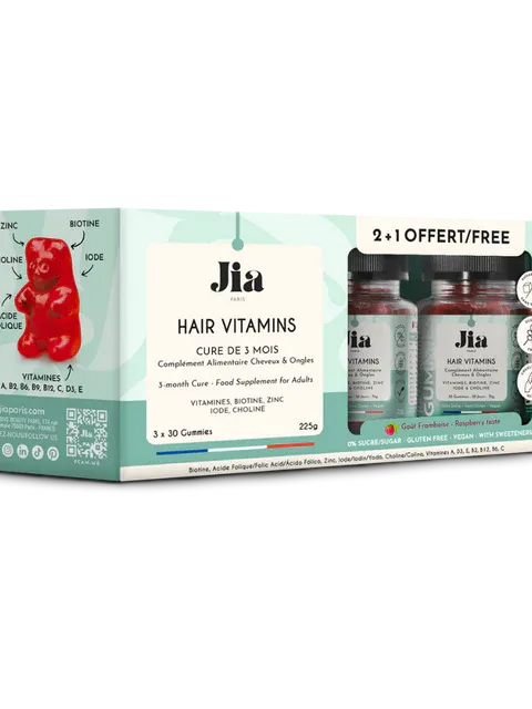 JIA PARIS VITAMINS CURE DE 3 MOIS GUMMIES 225G