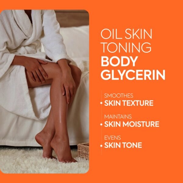 Glycérine corporelle tonifiante à l'huile d'argan et de carotte extrême
