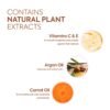 Glycérine corporelle tonifiante à l'huile d'argan et de carotte extrême