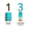 Lotion corporelle revitalisante pour la peau Blue Crystal