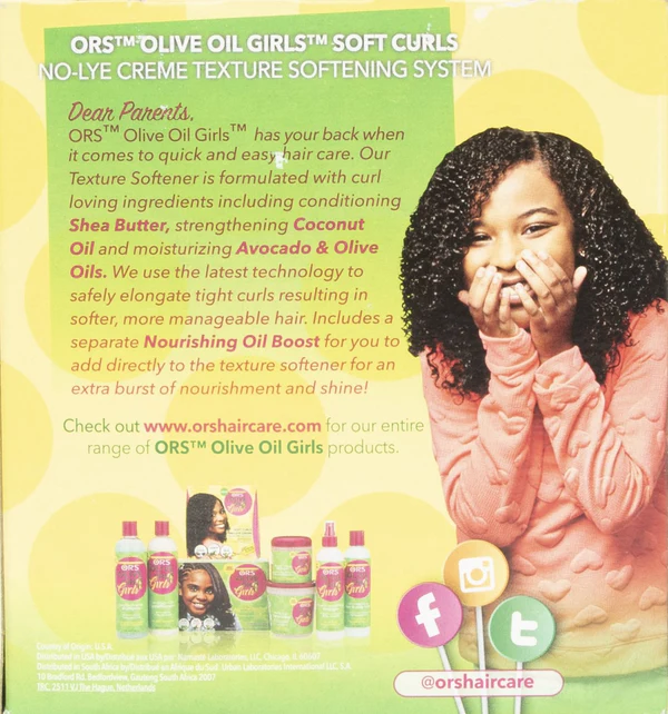 ORS GIRLS SOFT CURLS RELAXER CREME