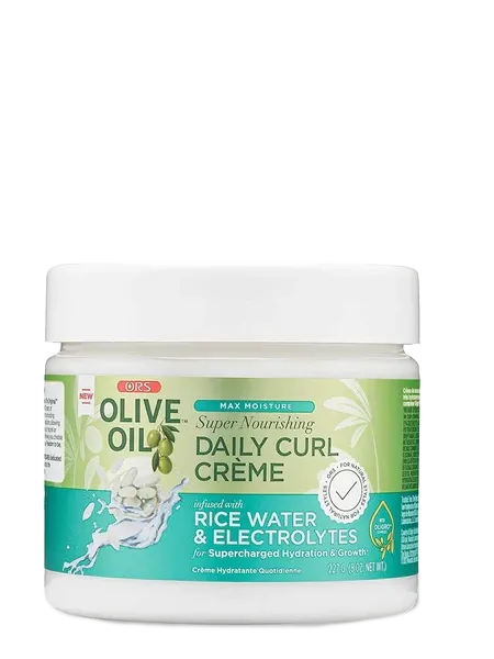 ORS OLIVE DAILY CURL CREME RICE WATER 227G