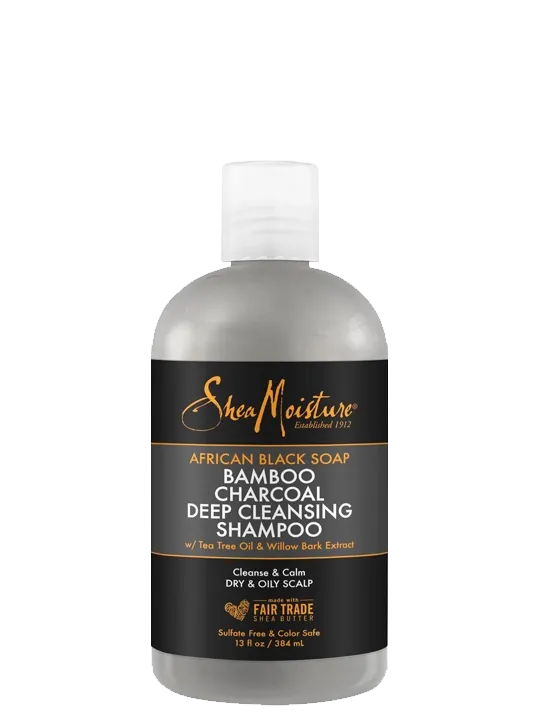 SHEA MOISTURE AFR.B BAMB SHAM 384ML
